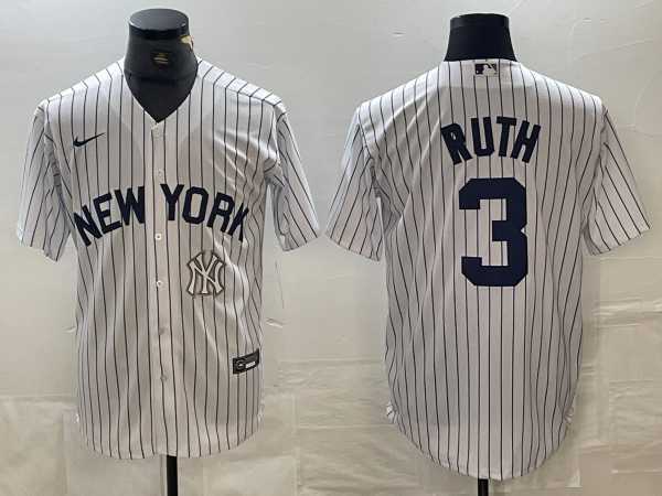 Men's New York Yankees #3 Babe Ruth White 2024 Cool Base Stitched Jersey,We sell and wholesale Men's New York Yankees #3 Babe Ruth White 2024 Cool Base Stitched Jersey on line form chian!